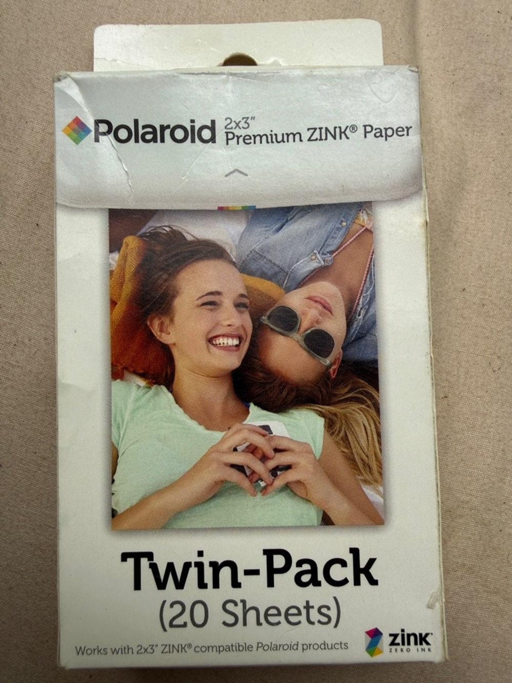 Polaroid White 2x3" Premium ZINK Paper Twin-Pack